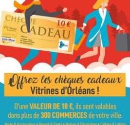 CHEQUES CADEAUX VITRINES ORLEANS